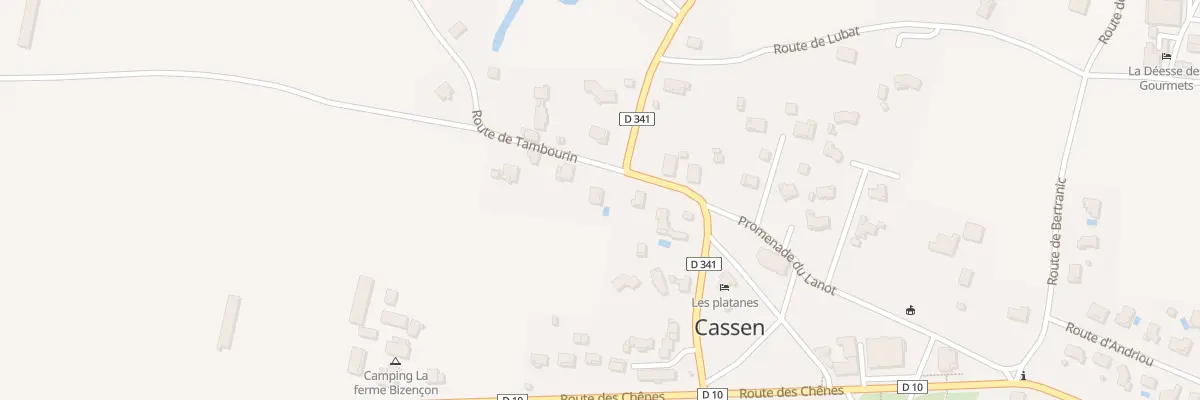 Plan du 11 Rte de Tambourin à Cassen