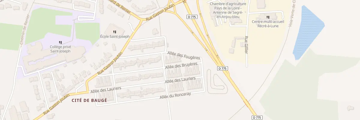 Plan du 29 All des Bruyères à Segré-en-Anjou Bleu