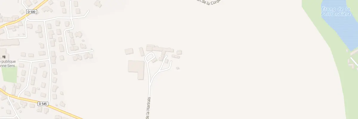 Plan du 162 Che de la Harirais à Ahuillé