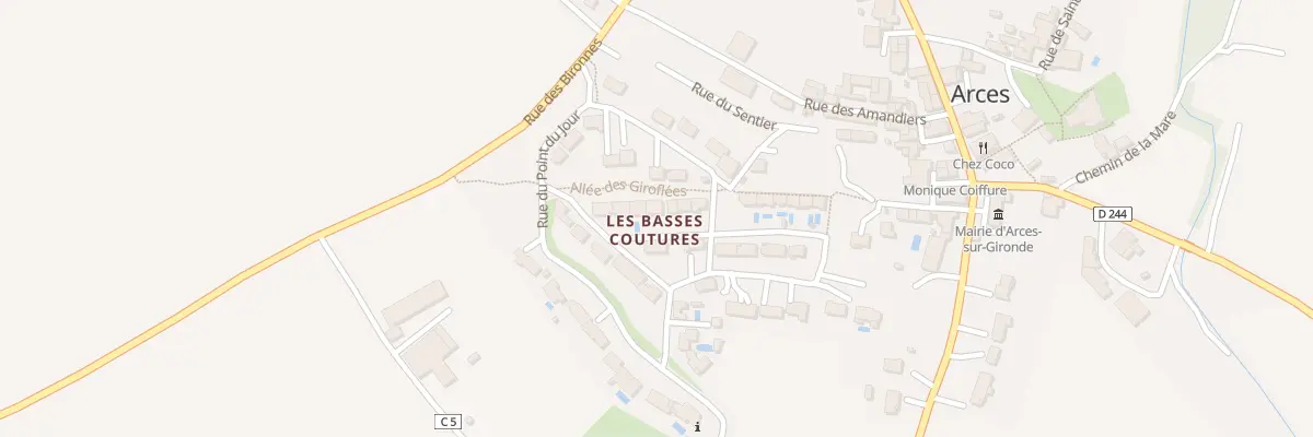Plan du 22 Rue des Boutons d’Or à Arces