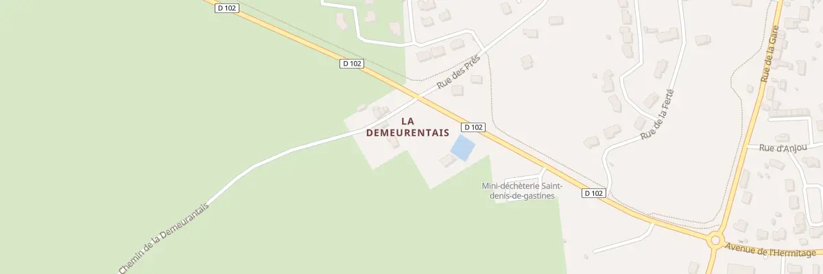 Plan du 38 Che de la Demeurentais à Saint-Denis-de-Gastines