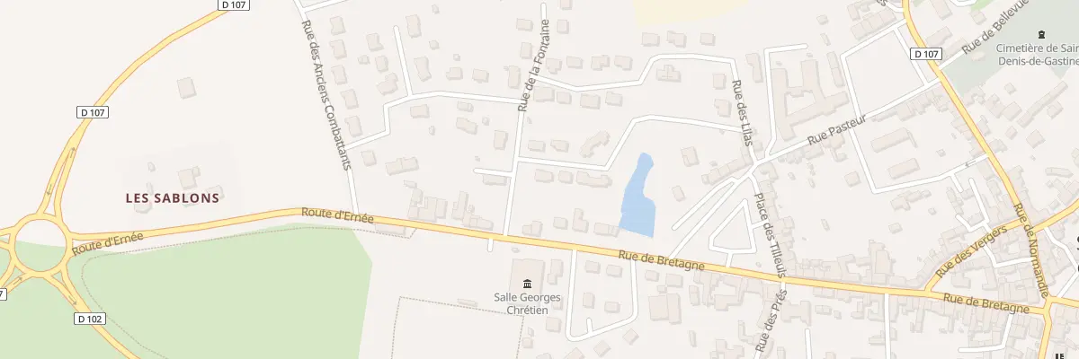 Plan du 1 Rue du Vieux Lavoir à Saint-Denis-de-Gastines
