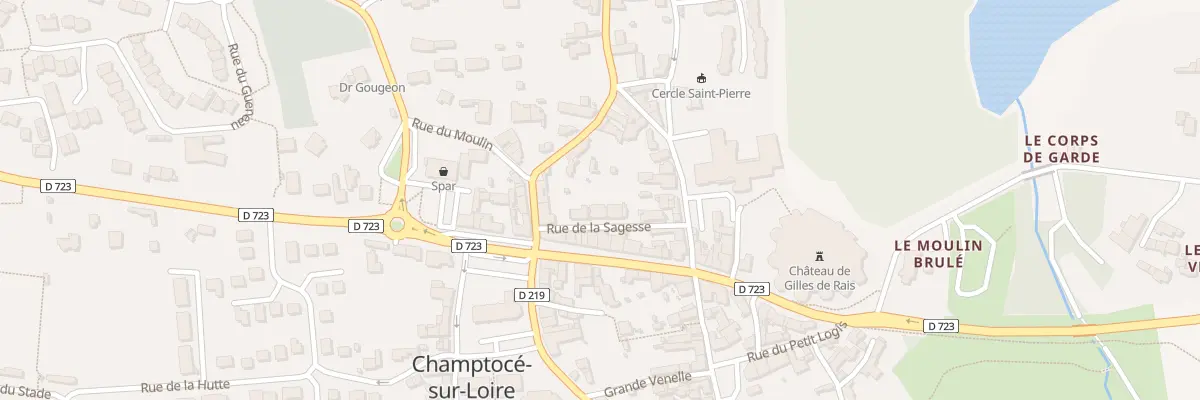 Plan du 8 Rue de la Sagesse à Champtocé-sur-Loire
