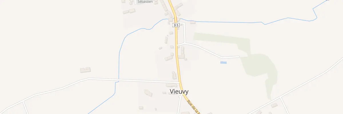 Plan du 3 Rue de la Mairie à Vieuvy
