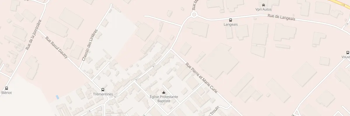 Plan du 74 Rue de Trémentines à Cholet