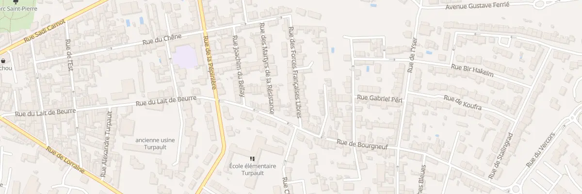 Plan du 3 Rue des Forces Franc Lib à Cholet