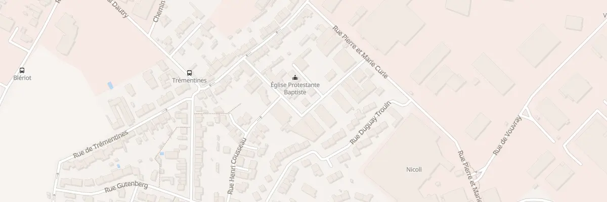 Plan du 14 Rue du maréchal gallieni à Cholet
