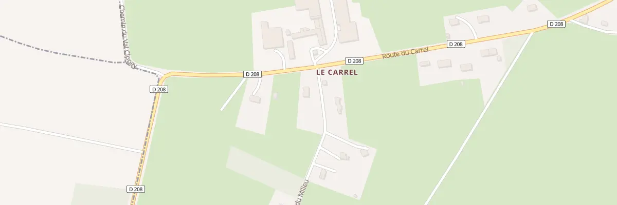 Plan du 30 Voie du Milieu à Colleville-sur-Mer