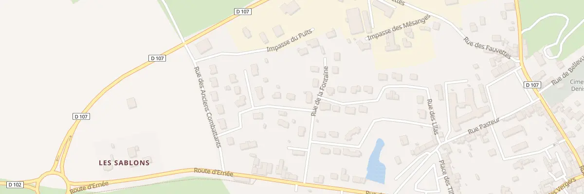 Plan du 1 Rue des Lavandières à Saint-Denis-de-Gastines