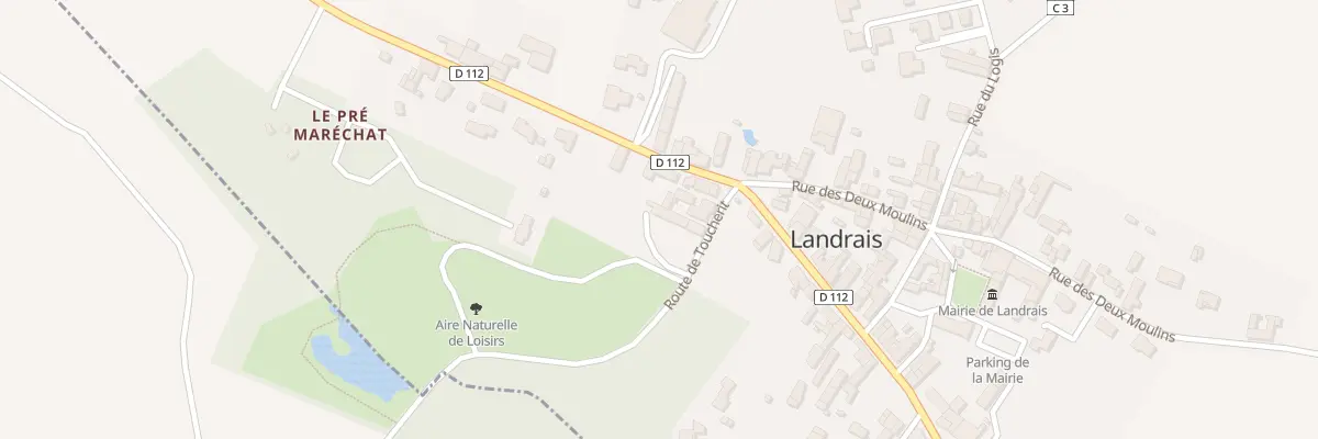 Plan du 5 Rte de Toucherit à Landrais