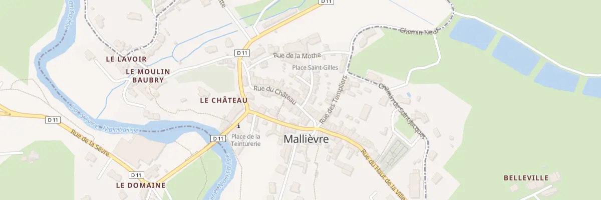 Plan du 12 Rue du château à Mallièvre