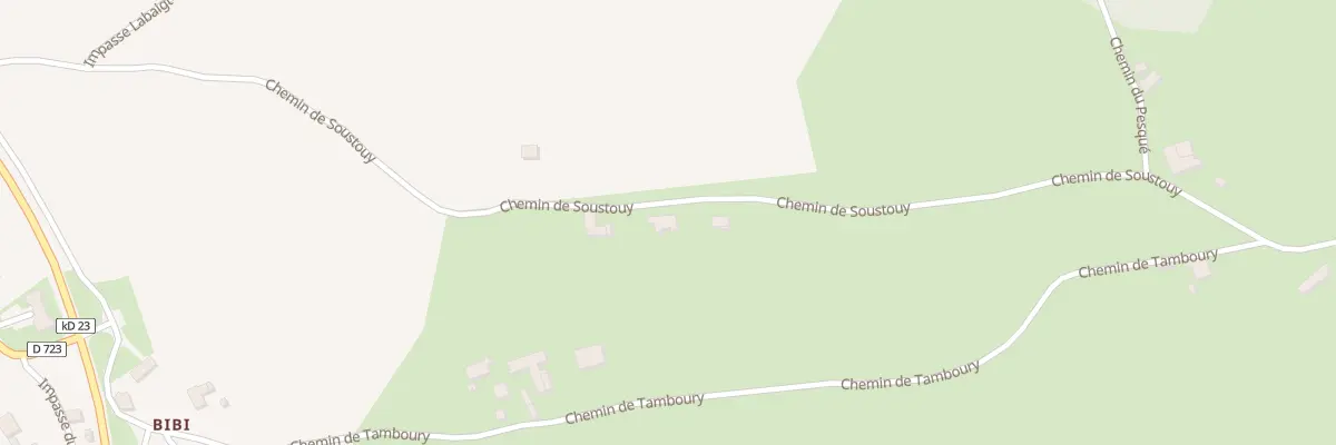 Plan du 4 Che de Soustouy à Rivehaute
