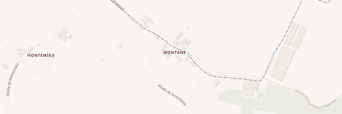Plan du 6 Rte de la Hontane à Blaignan-Prignac