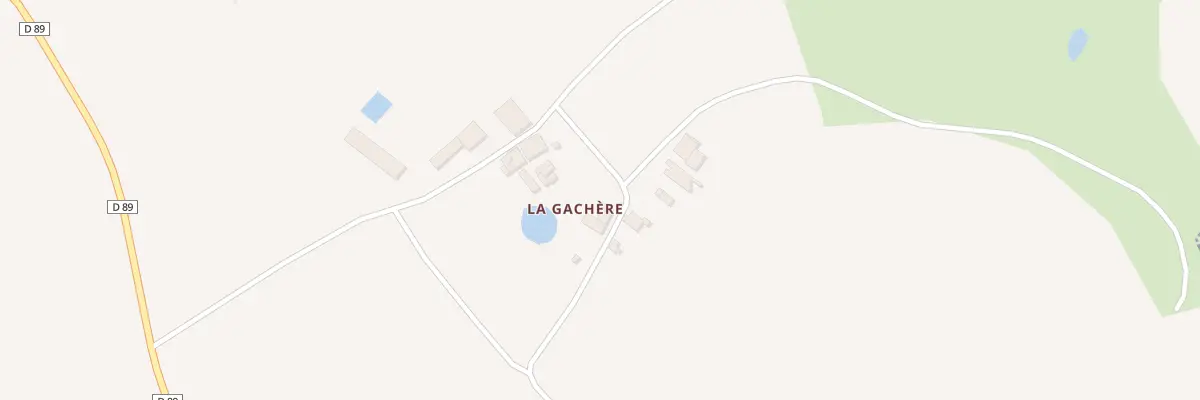 Plan du 2516F La Gachère à Tallud-Sainte-Gemme