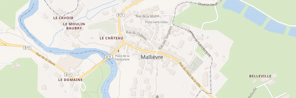 Plan du 2 Rue du pavé à Mallièvre
