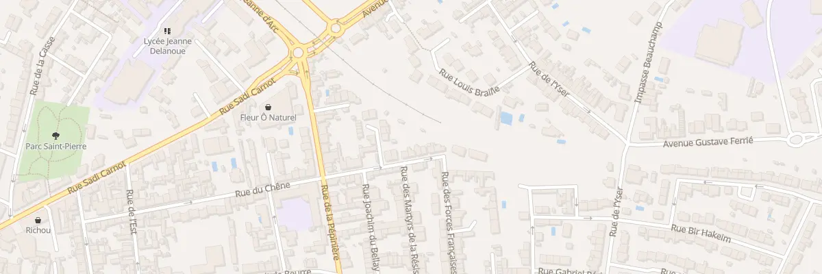 Plan du 21 Rue Robert Labarre à Cholet