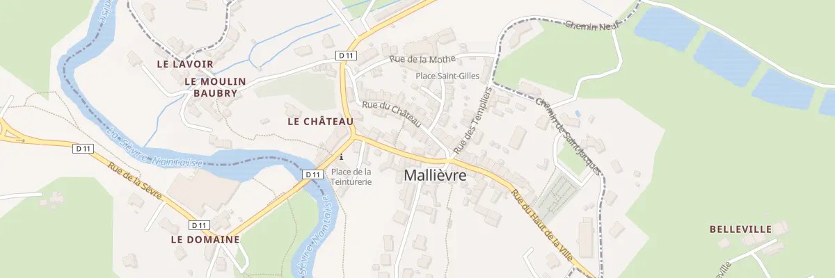 Plan du 3 Rue du château à Mallièvre