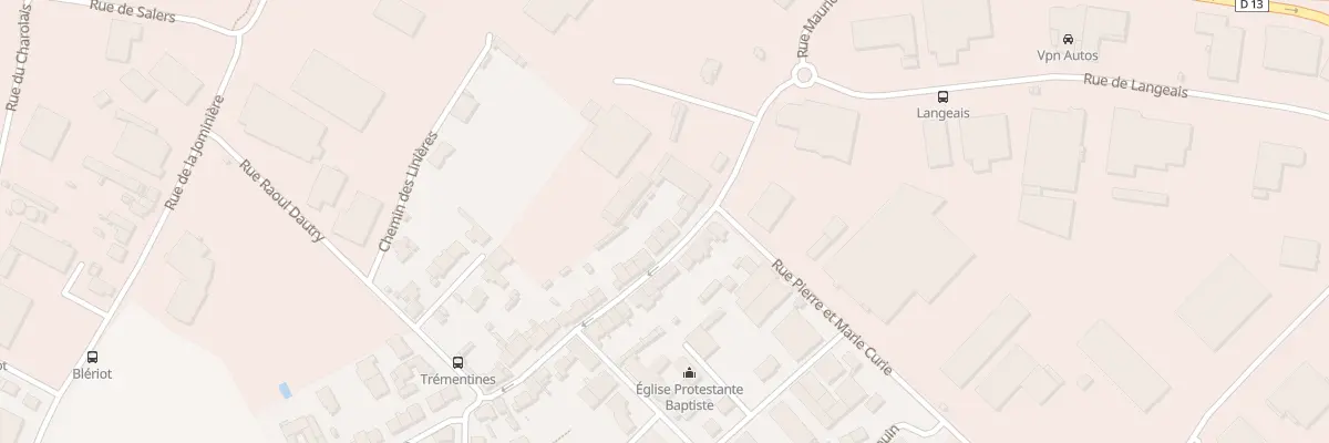 Plan du 89 Rue de Trémentines à Cholet