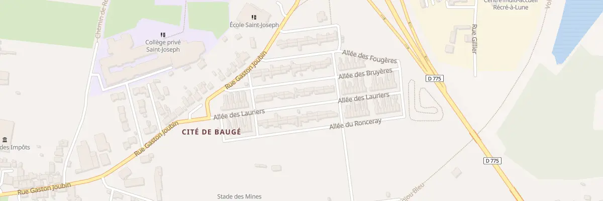 Plan du 25 All des Lauriers à Segré-en-Anjou Bleu