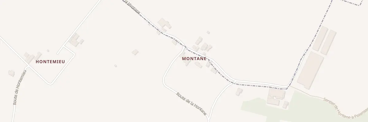 Plan du 4 Rte de la Hontane à Ordonnac