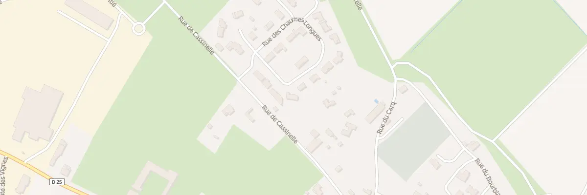 Plan du 8 Rue des chaumes longues à Vix