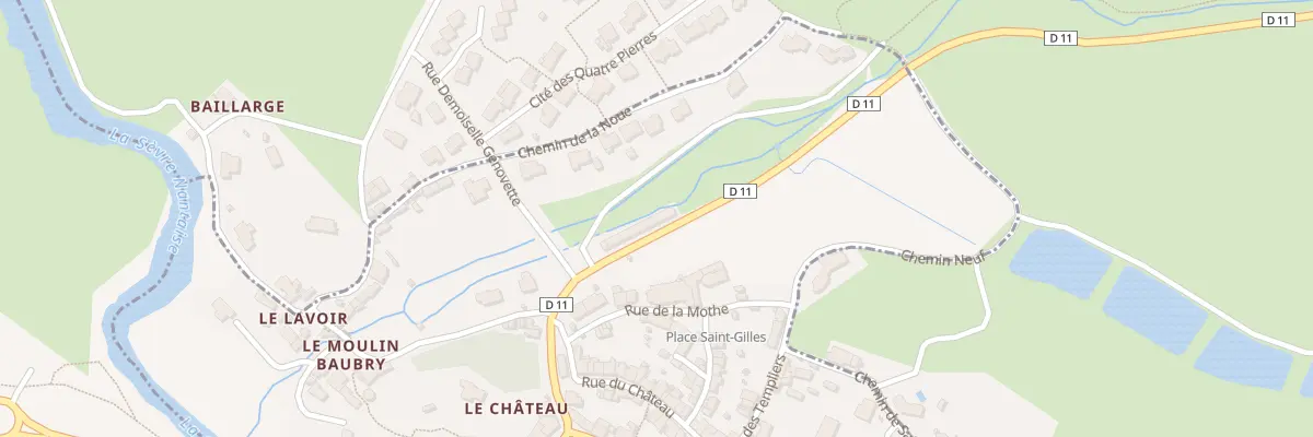 Plan du 15 Rue de la poterne à Mallièvre