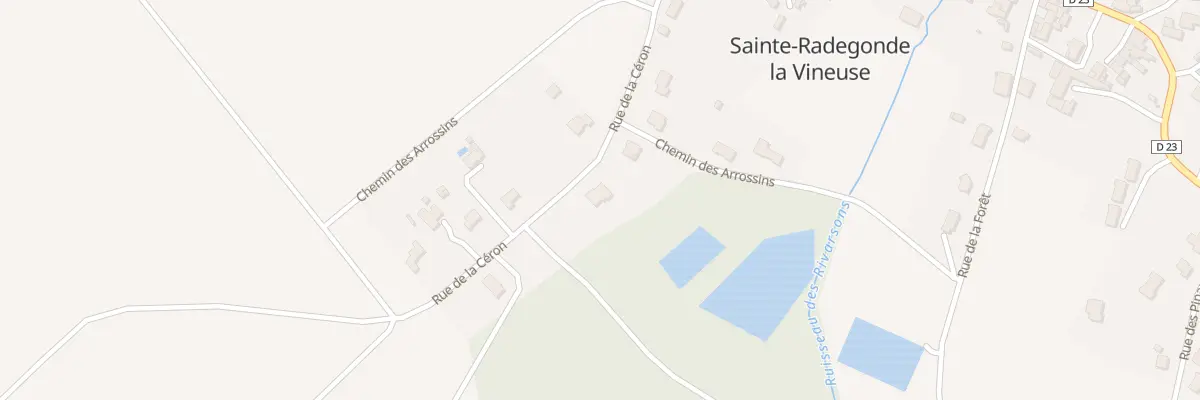 Plan du 47 Rue de la céron à Marsais-Sainte-Radégonde