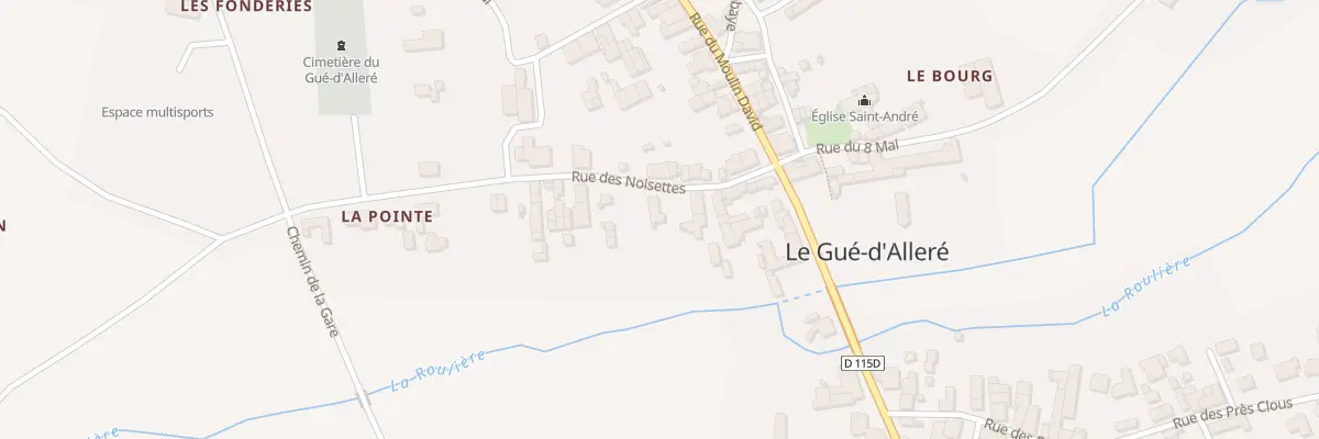 Plan du 15 Rue des Noisettes au Gué-d’Alleré