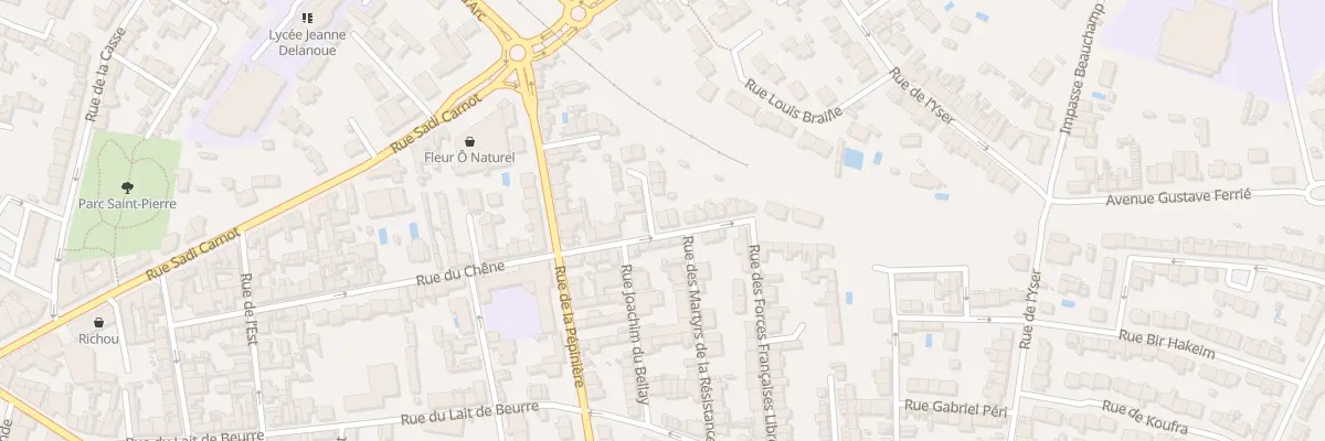 Plan du 15 Rue Robert Labarre à Cholet