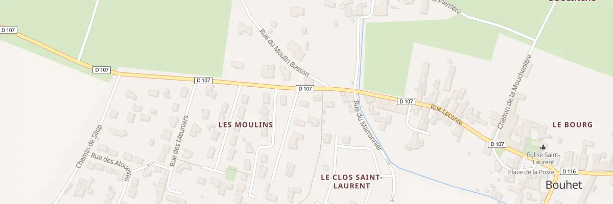 Plan du 23 Rue Leconte à Bouhet
