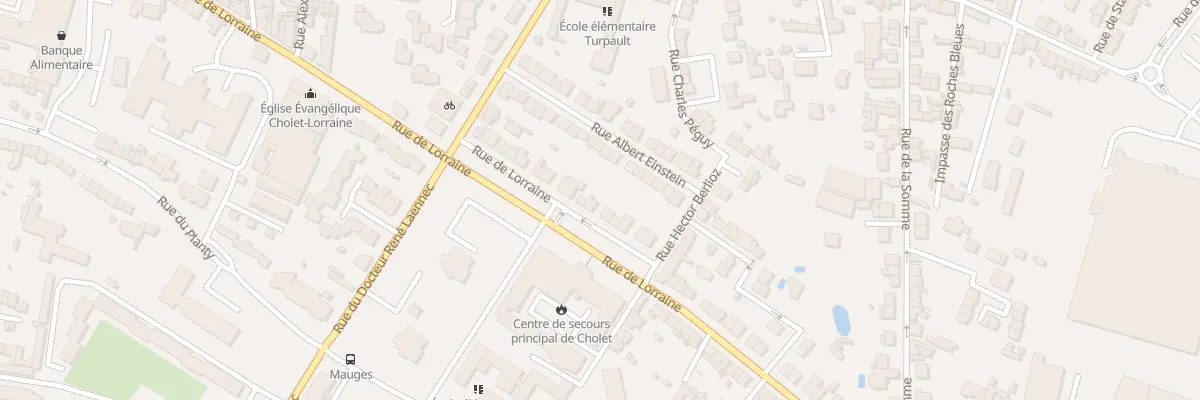 Plan du 101 Rue de Lorraine à Cholet