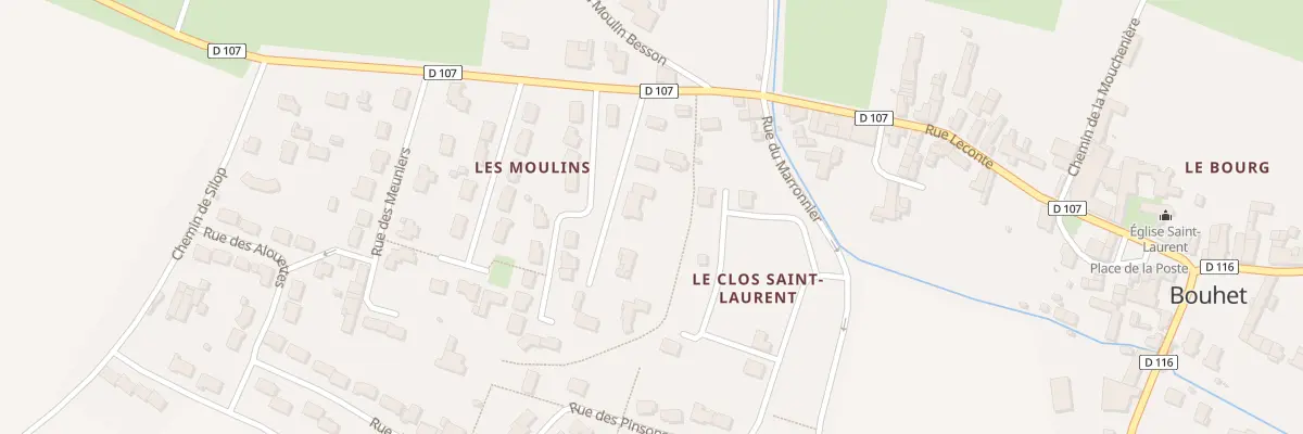 Plan du 27 Rue Leconte à Bouhet