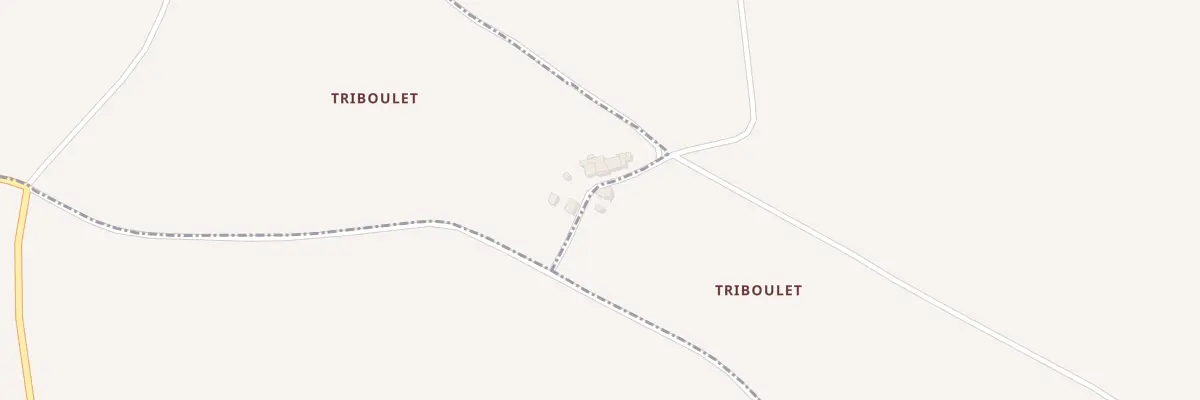 Plan du 3 Rue du Triboulet à Balanzac