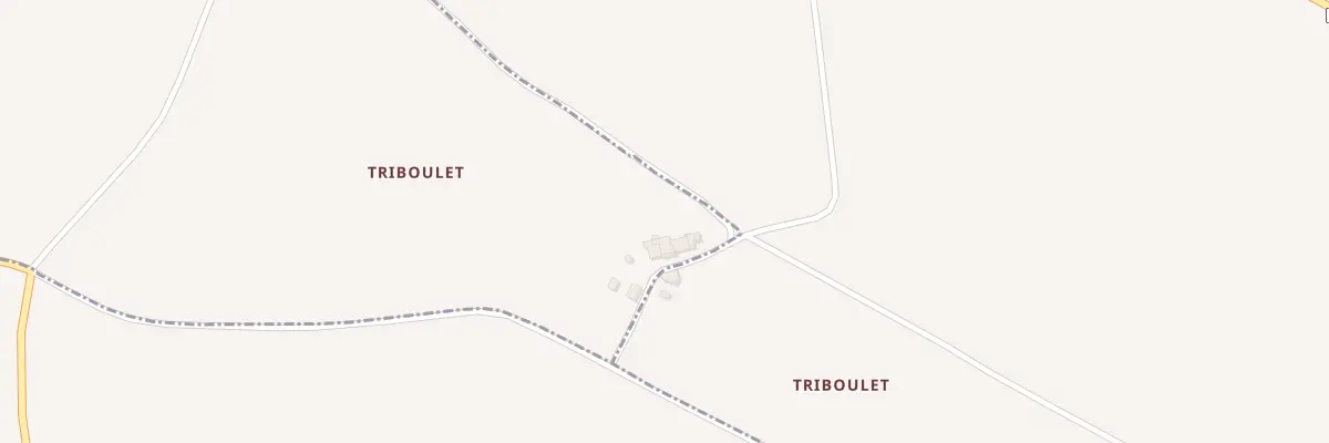 Plan du 3 Rue du Triboulet à Nancras