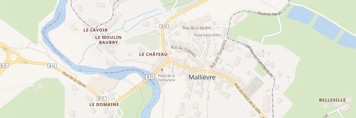 Plan du 5045 Rue du pavé à Mallièvre