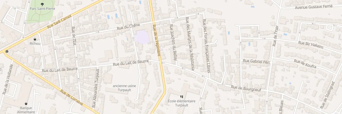 Plan du 3 Rue de Bourgneuf à Cholet