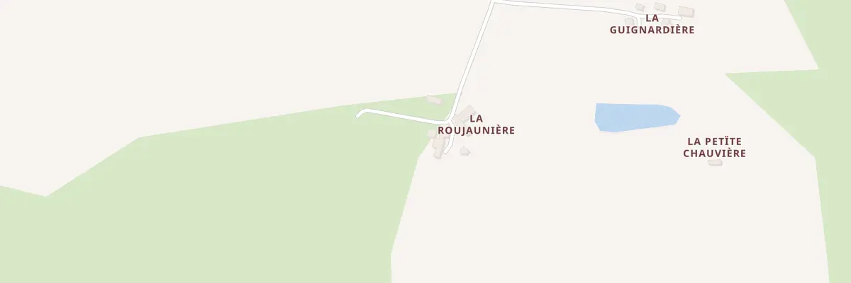 Plan du 355 Che de la Roujaunière à Montenay