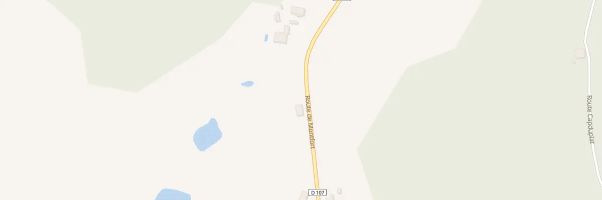 Plan du 729 Rte de Montfort à Poyartin