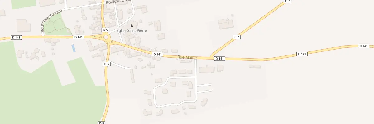 Plan du 20 Rue du Maine à Désertines