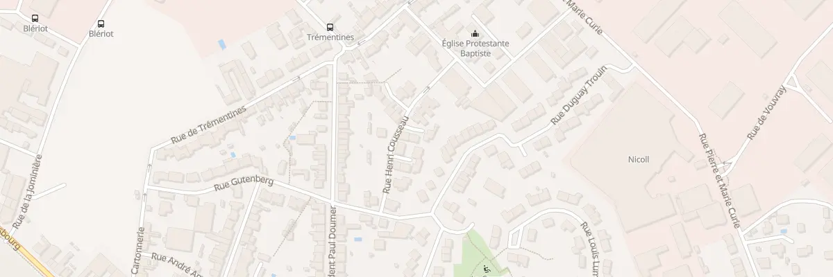 Plan du 19 Rue Henri Cousseau à Cholet