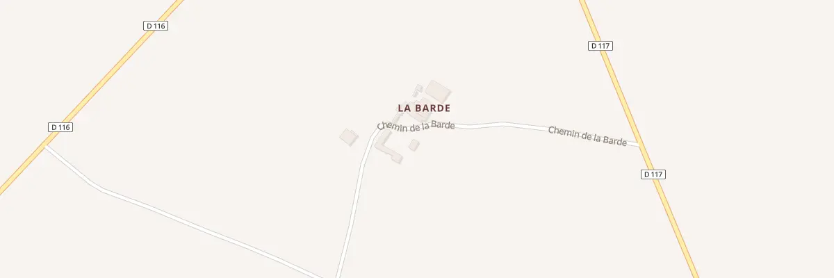 Plan du 1 Che de la Brande à Bouhet