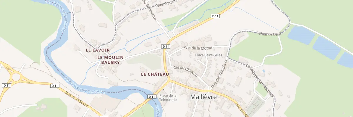Plan du 5071 Rue du château à Mallièvre