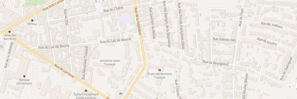 Plan du 14 Rue C de Montalembert à Cholet