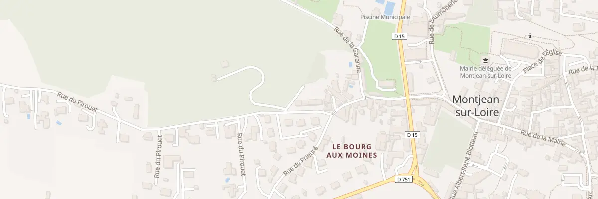 Plan du 8 Rue du Pirouet (Montjean) à Mauges-sur-Loire