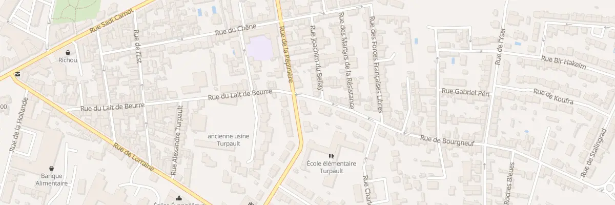 Plan du 16 Rue C de Montalembert à Cholet