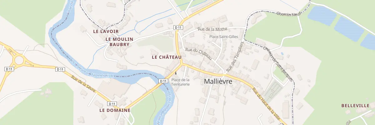 Plan du 5044 Rue du pavé à Mallièvre
