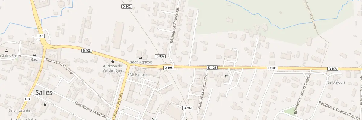 Plan du 36A Rue de la Croix Blanche à Salles