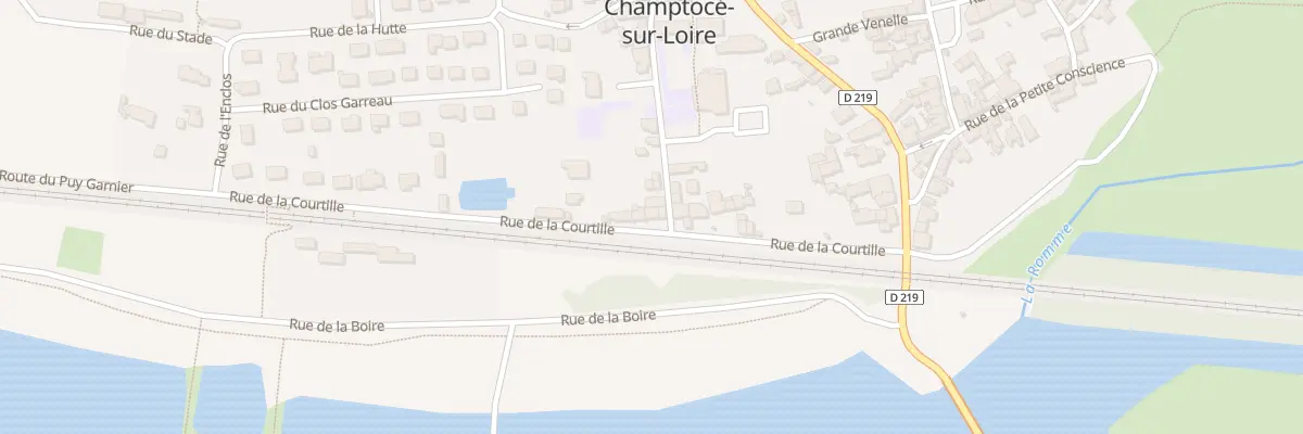 Plan du 10 Rue de la Courtille à Champtocé-sur-Loire