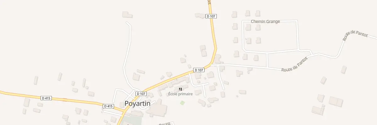 Plan du 203 Rte de Montfort à Poyartin