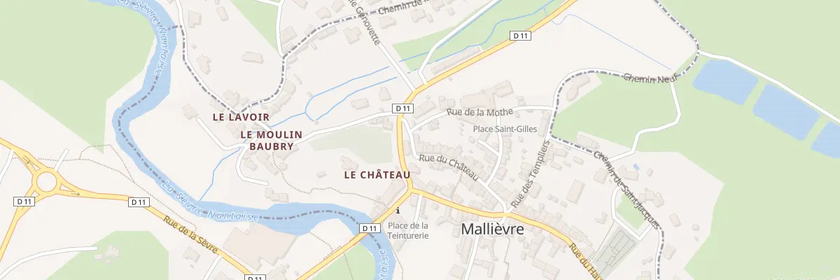 Plan du 34 Rue du château à Mallièvre